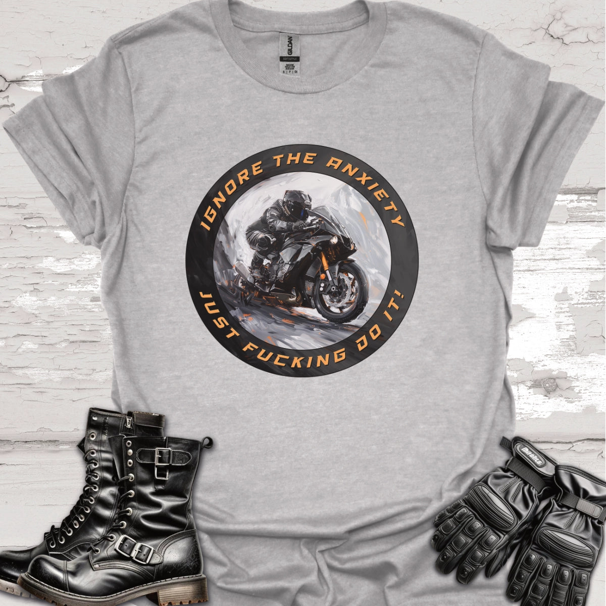 Ignore the Anxiety R1 Sport BikeUnisex T shirt