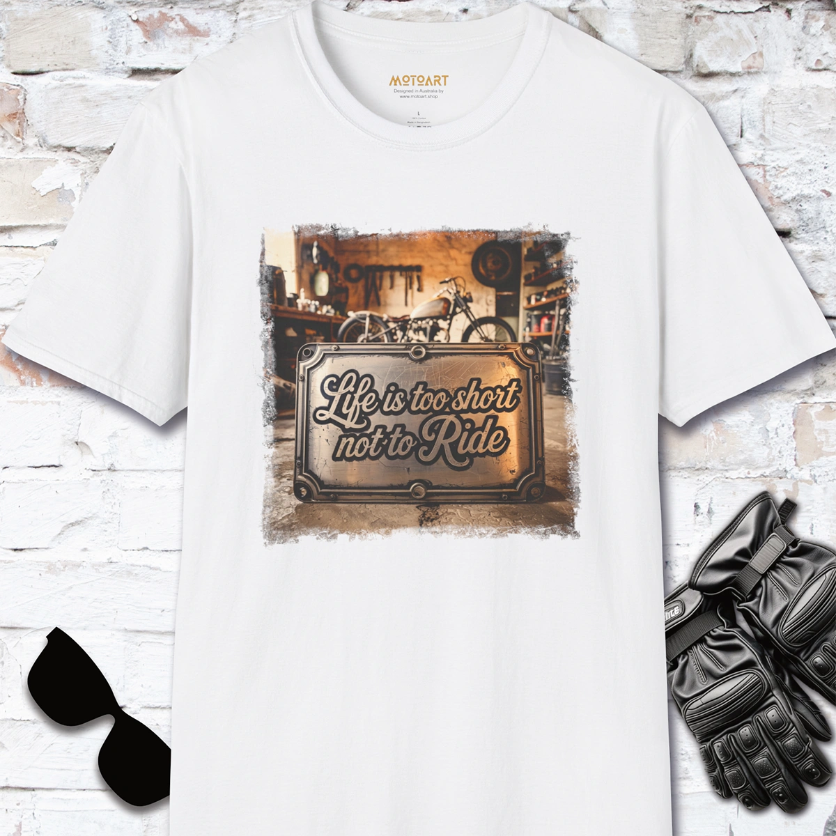 Life is too short not to ride #5, unisex T-Shirt