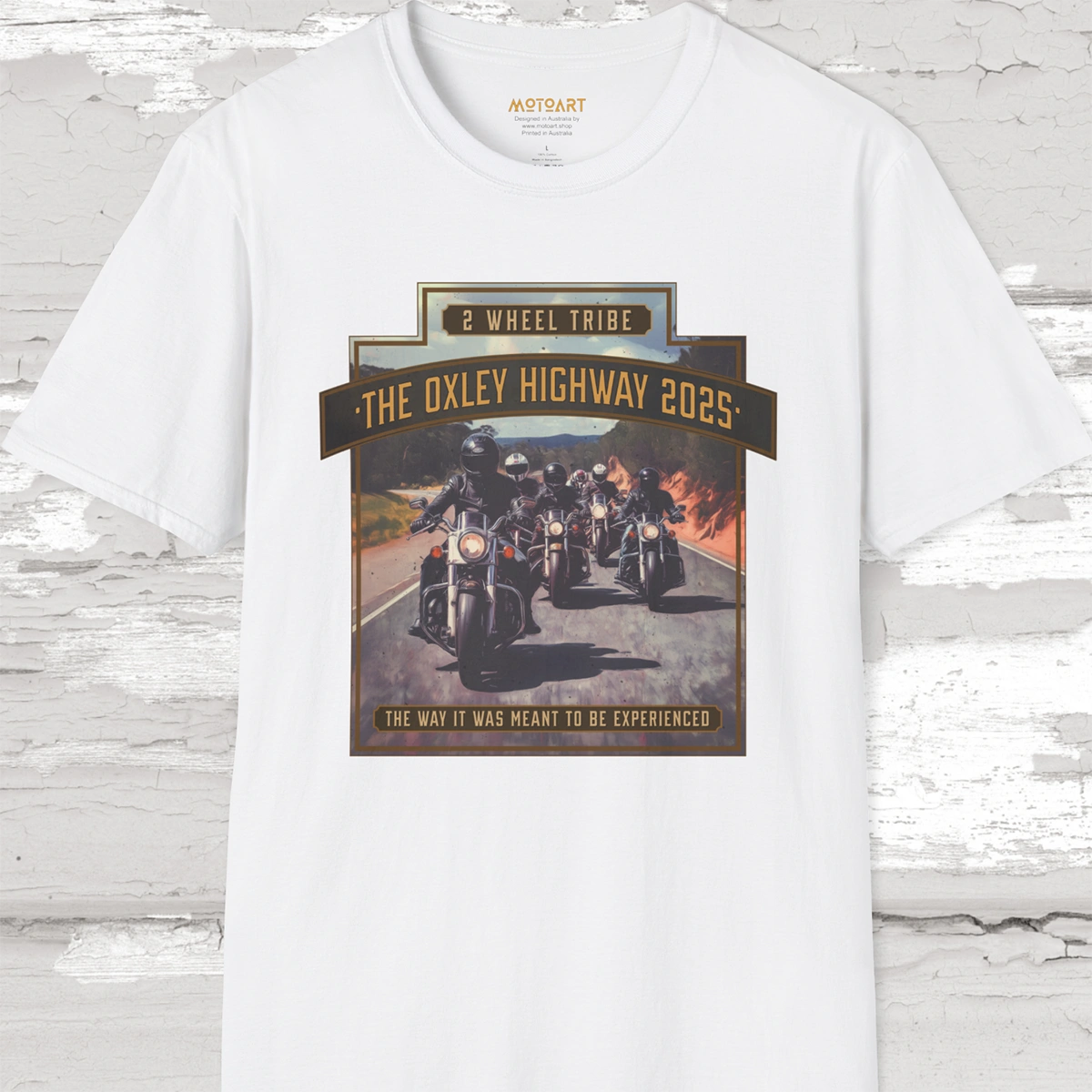2025 2 WHEEL TRIBE OXLEY HIGHWAY Unisex Softstyle T-Shirt