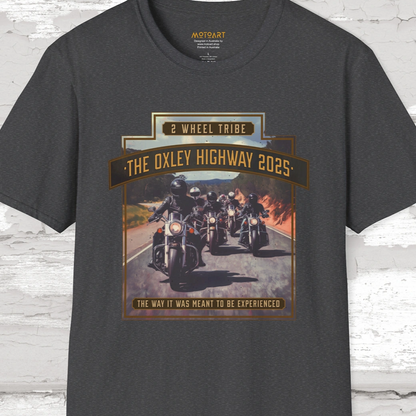 2025 2 WHEEL TRIBE OXLEY HIGHWAY Unisex Softstyle T-Shirt