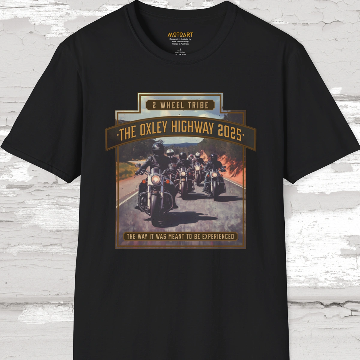 2025 2 WHEEL TRIBE OXLEY HIGHWAY Unisex Softstyle T-Shirt