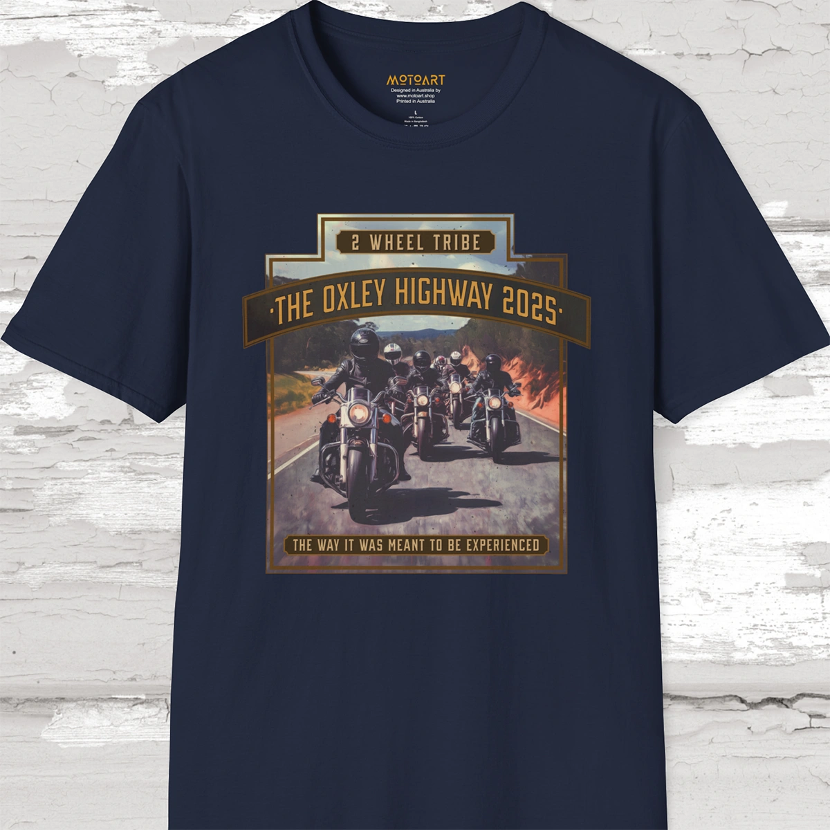 2025 2 WHEEL TRIBE OXLEY HIGHWAY Unisex Softstyle T-Shirt