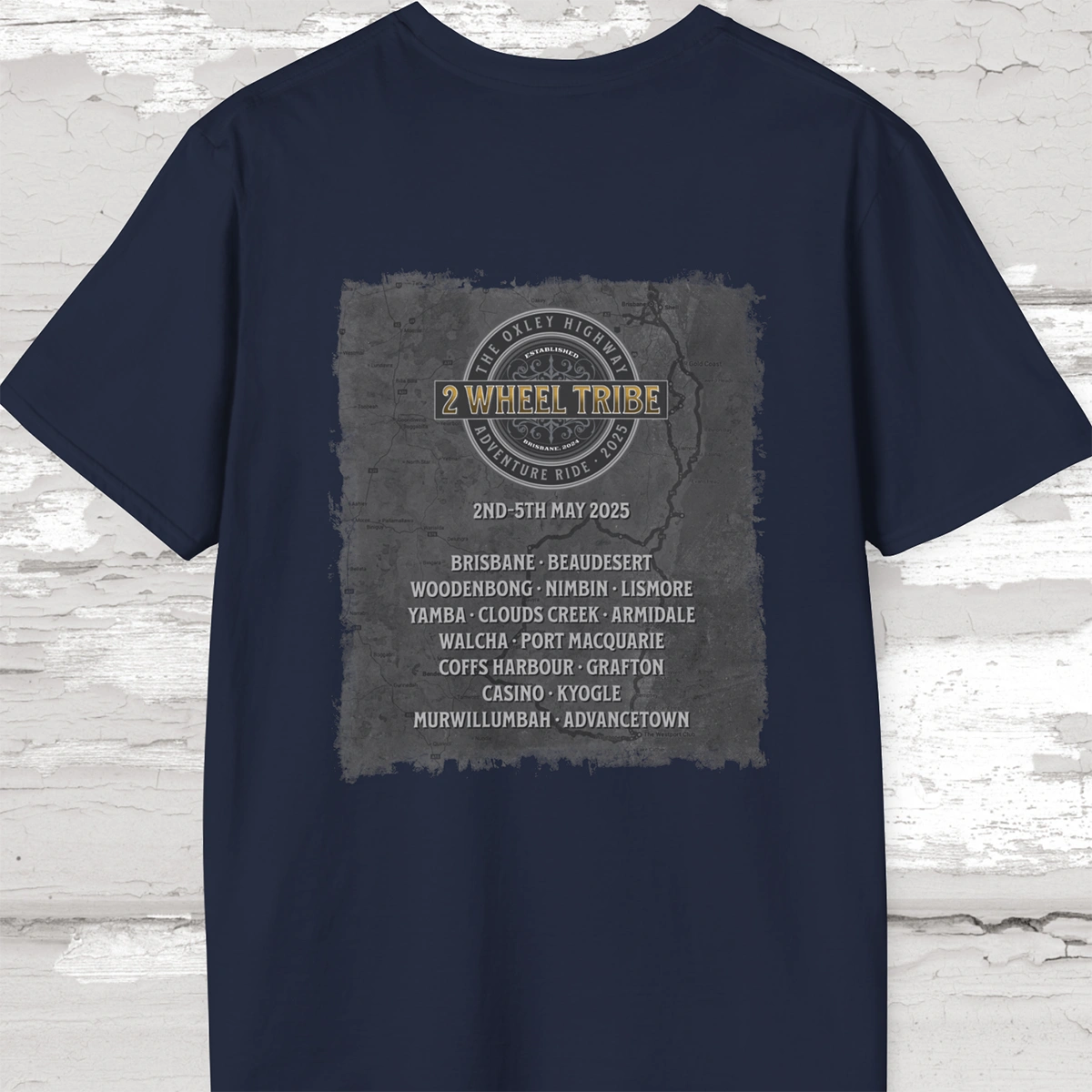 2025 2 WHEEL TRIBE OXLEY HIGHWAY Unisex Softstyle T-Shirt