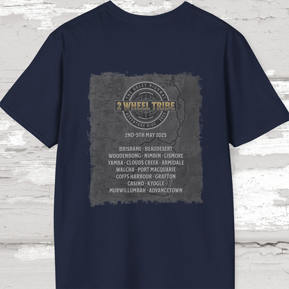 2025 2 WHEEL TRIBE OXLEY HIGHWAY Unisex Softstyle T-Shirt