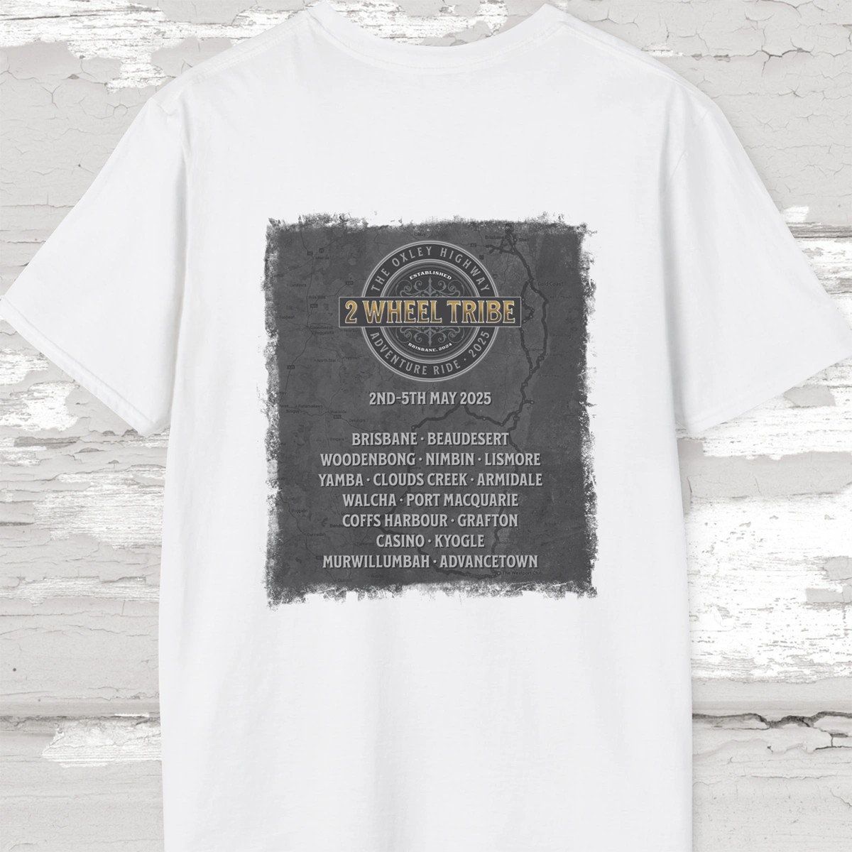 2025 2 WHEEL TRIBE OXLEY HIGHWAY Unisex Softstyle T-Shirt