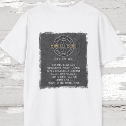 2025 2 WHEEL TRIBE OXLEY HIGHWAY Unisex Softstyle T-Shirt