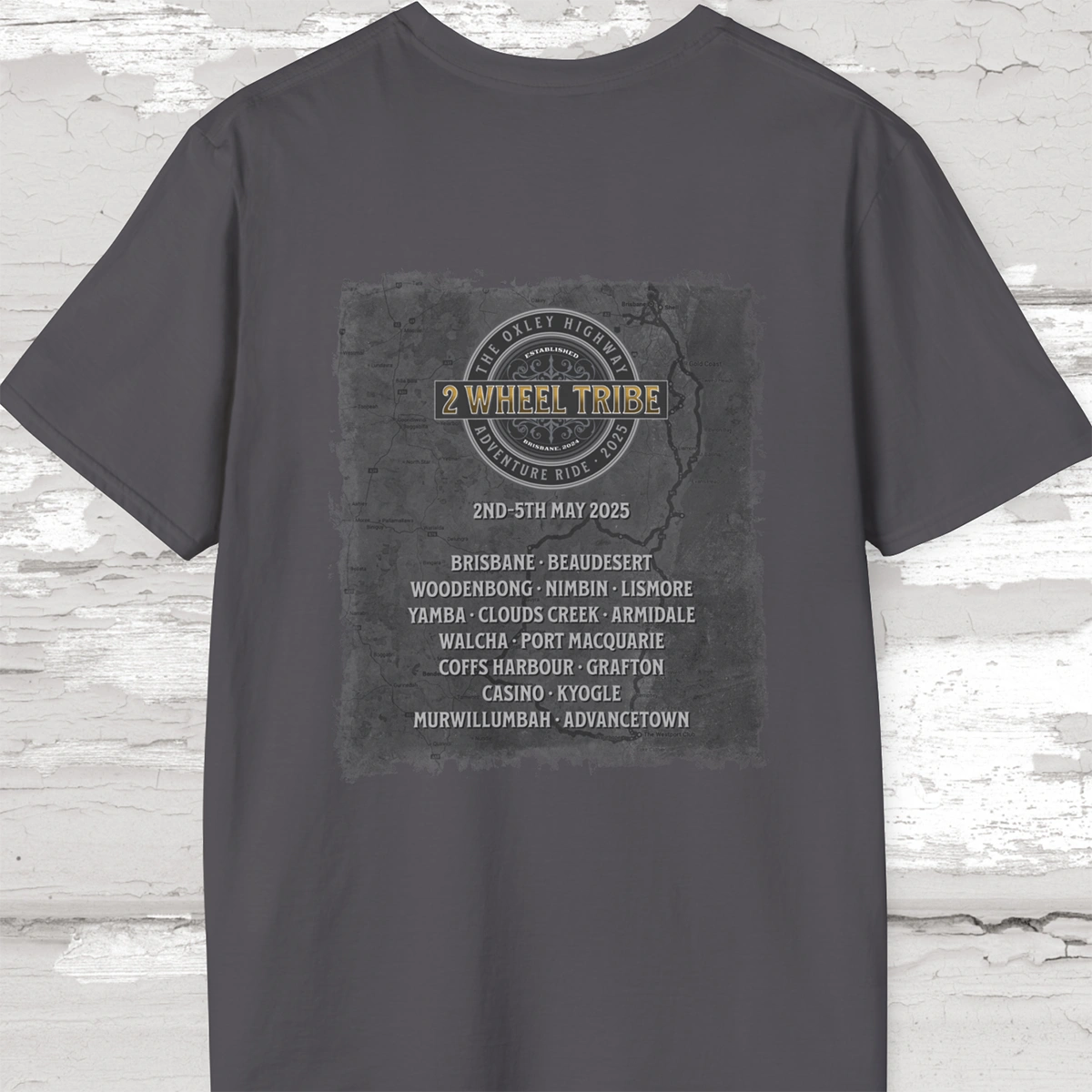 2025 2 WHEEL TRIBE OXLEY HIGHWAY Unisex Softstyle T-Shirt