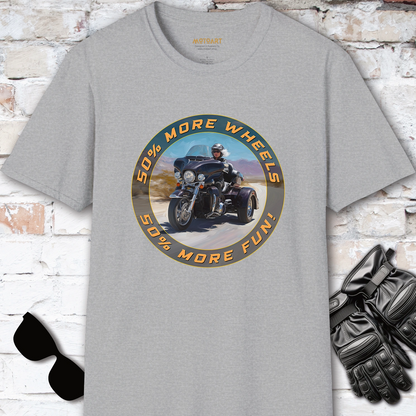 TRI GLIDE - 50% more wheels, 50% more fun, Unisex T shirt
