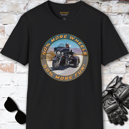TRI GLIDE - 50% more wheels, 50% more fun, Unisex T shirt