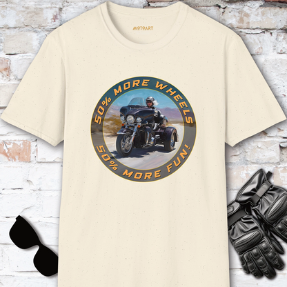 TRI GLIDE - 50% more wheels, 50% more fun, Unisex T shirt