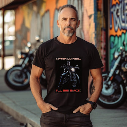 After my ride, I'll be back #1 Unisex T shirt