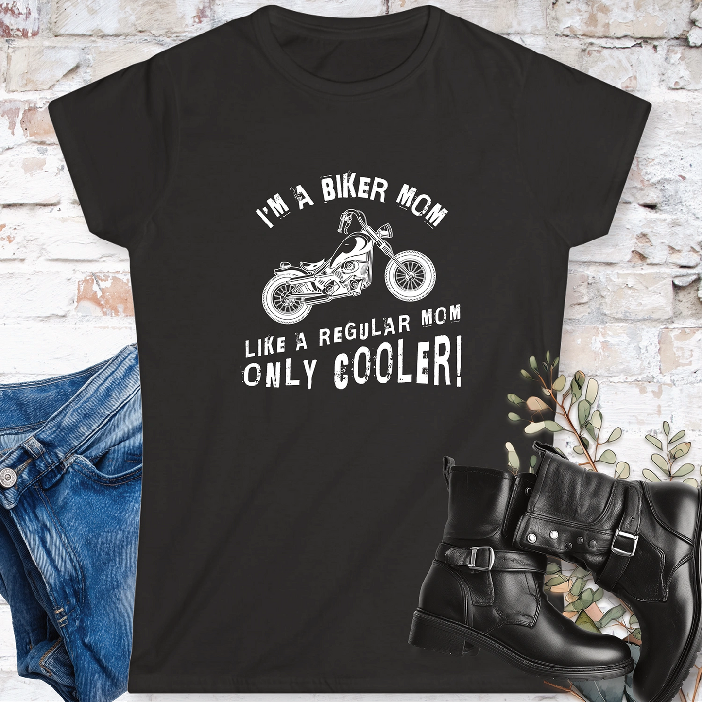 Biker Mom Women's Softstyle Tee
