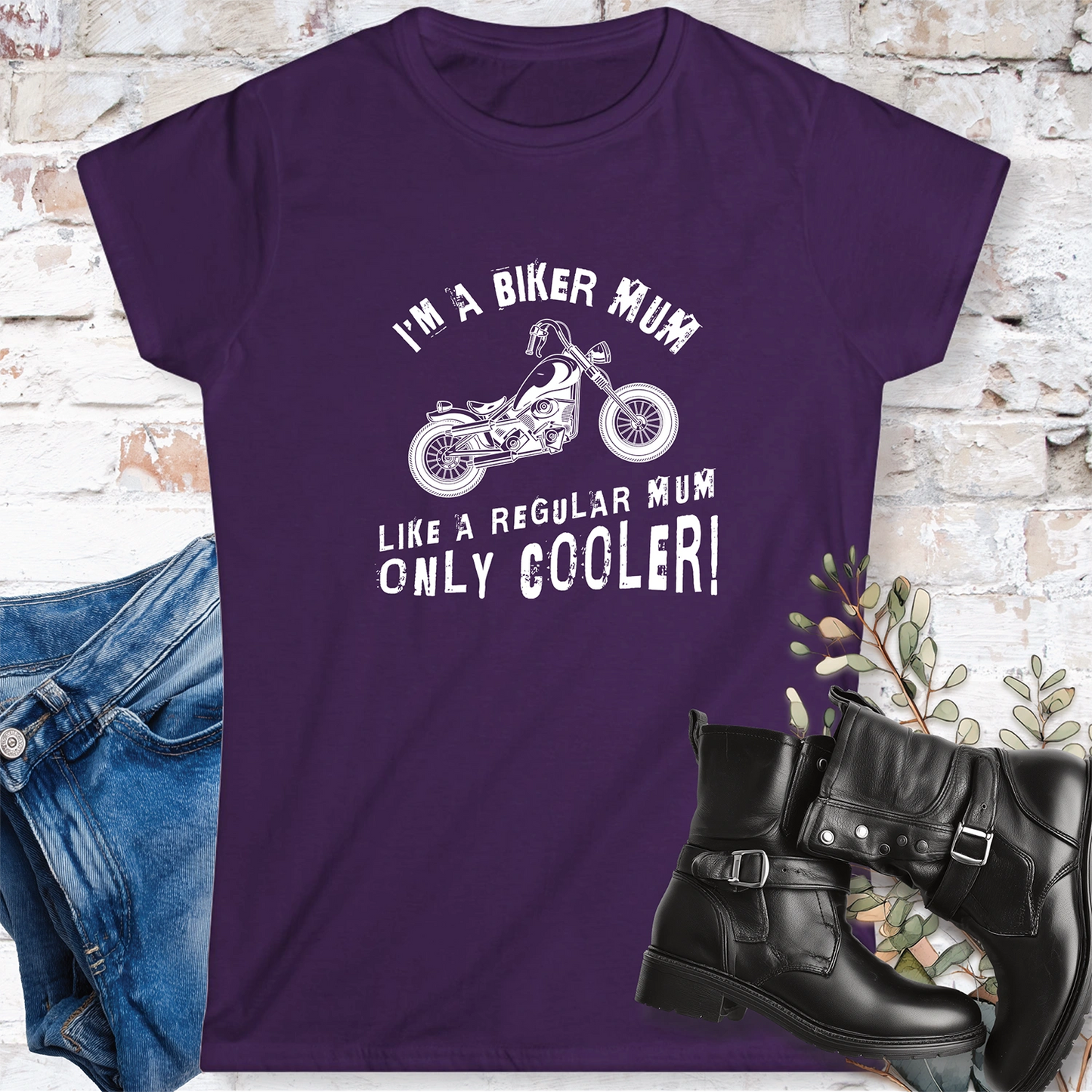 Biker Mum Women's Softstyle Tee