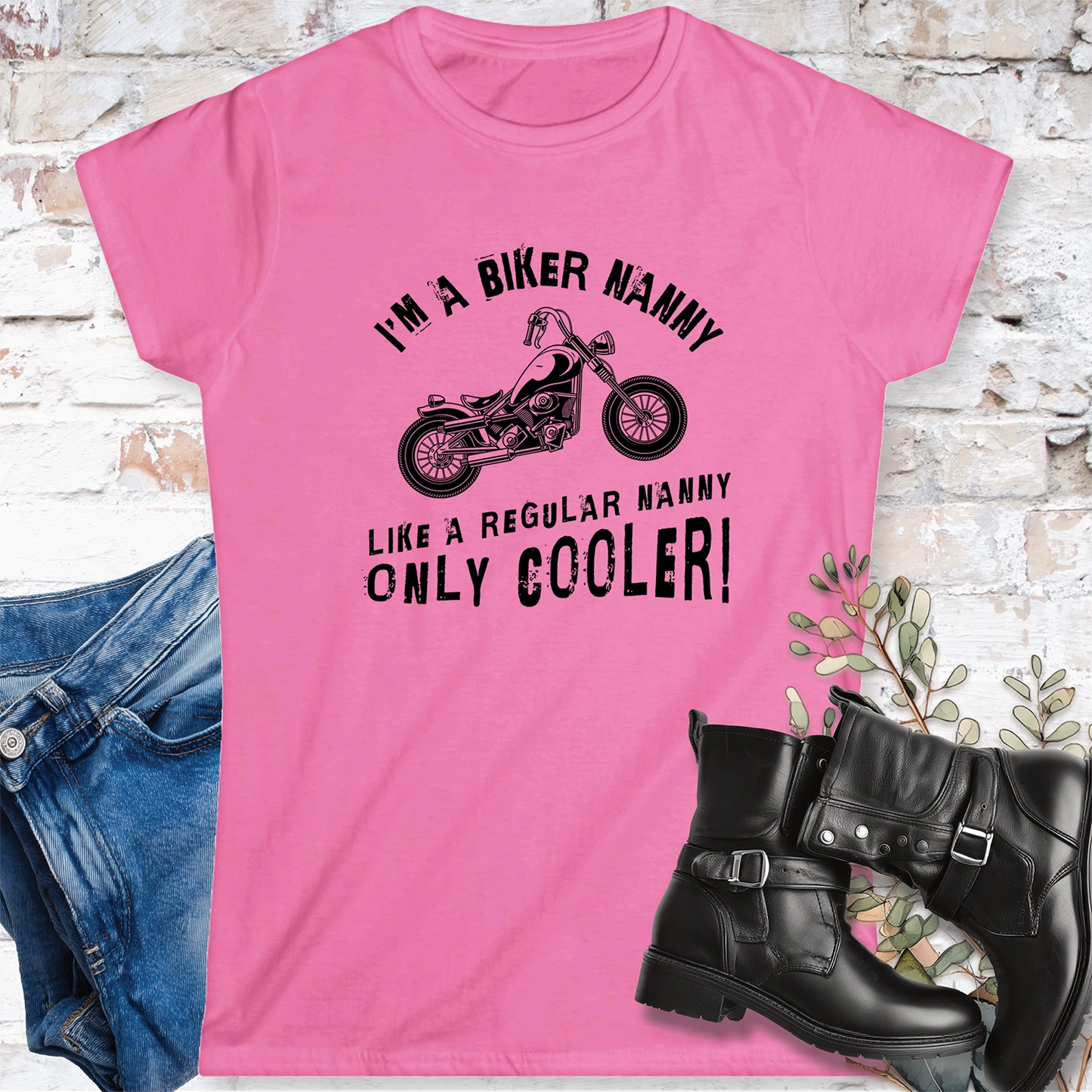 Biker Nanny Women's Softstyle Tee