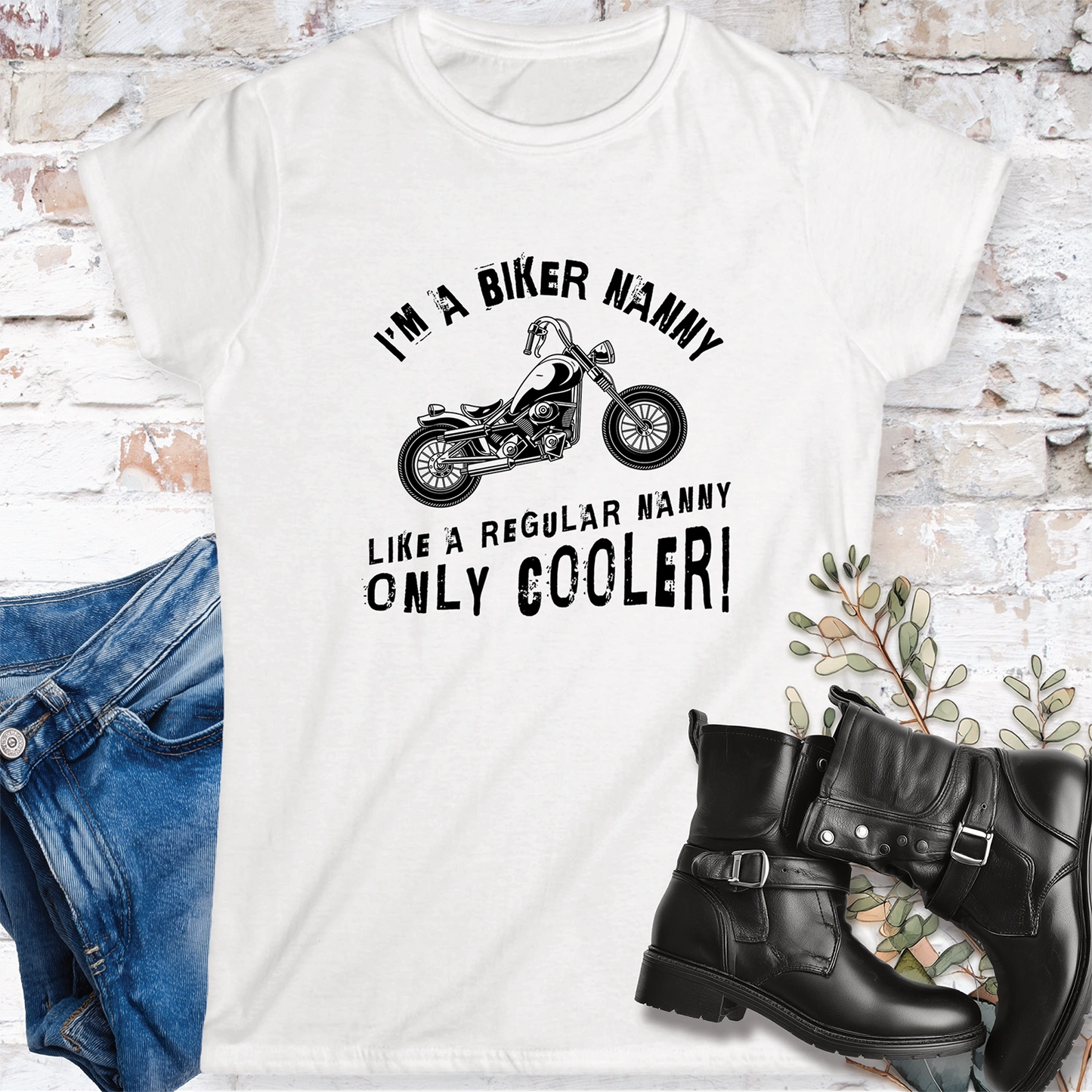 Biker Nanny Women's Softstyle Tee