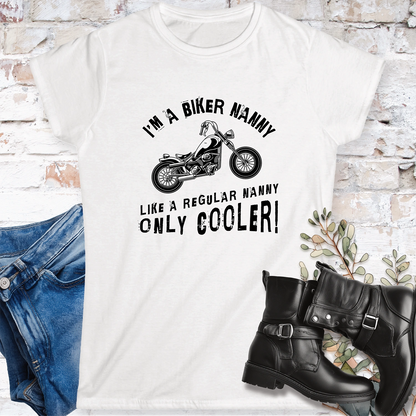 Biker Nanny Women's Softstyle Tee