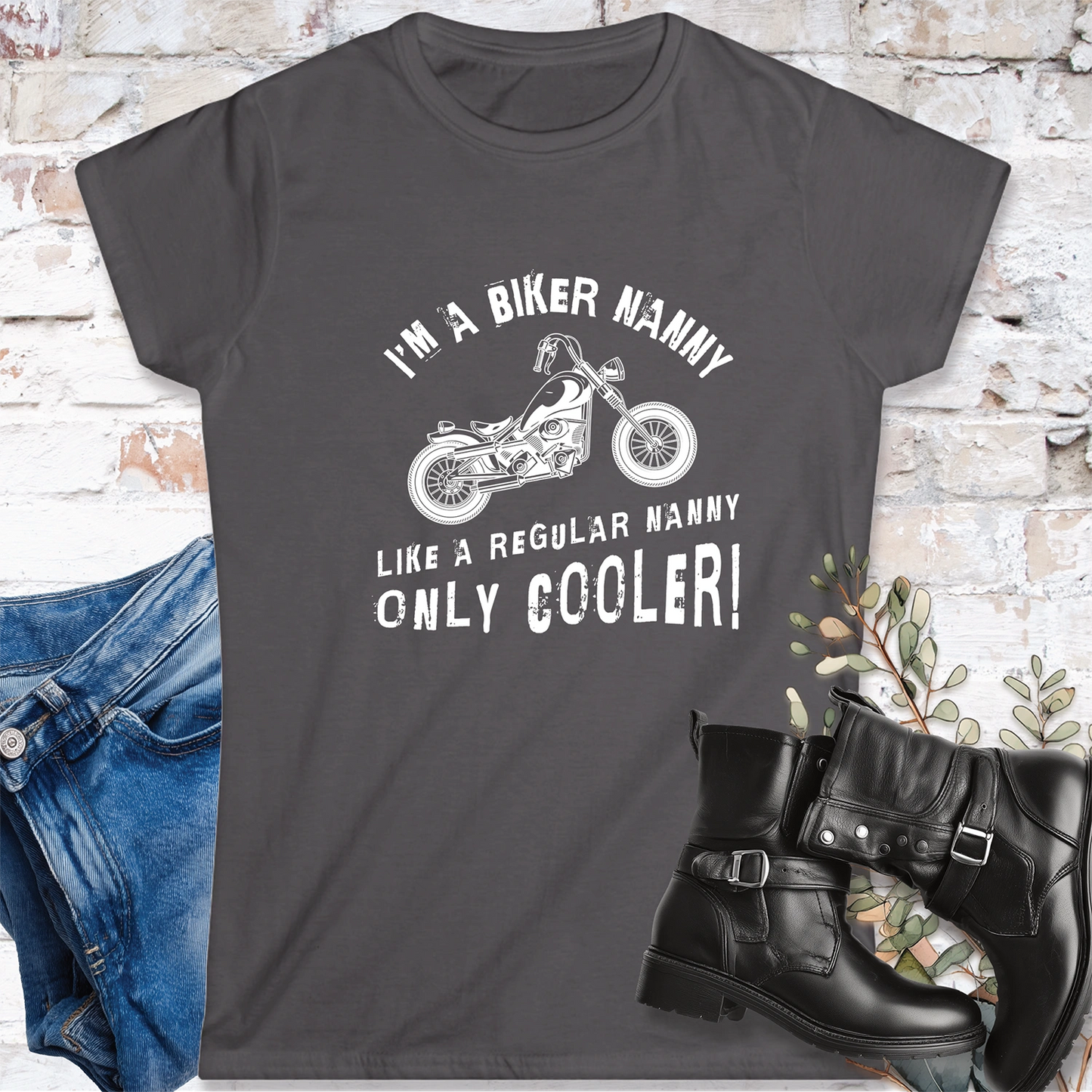 Biker Nanny Women's Softstyle Tee
