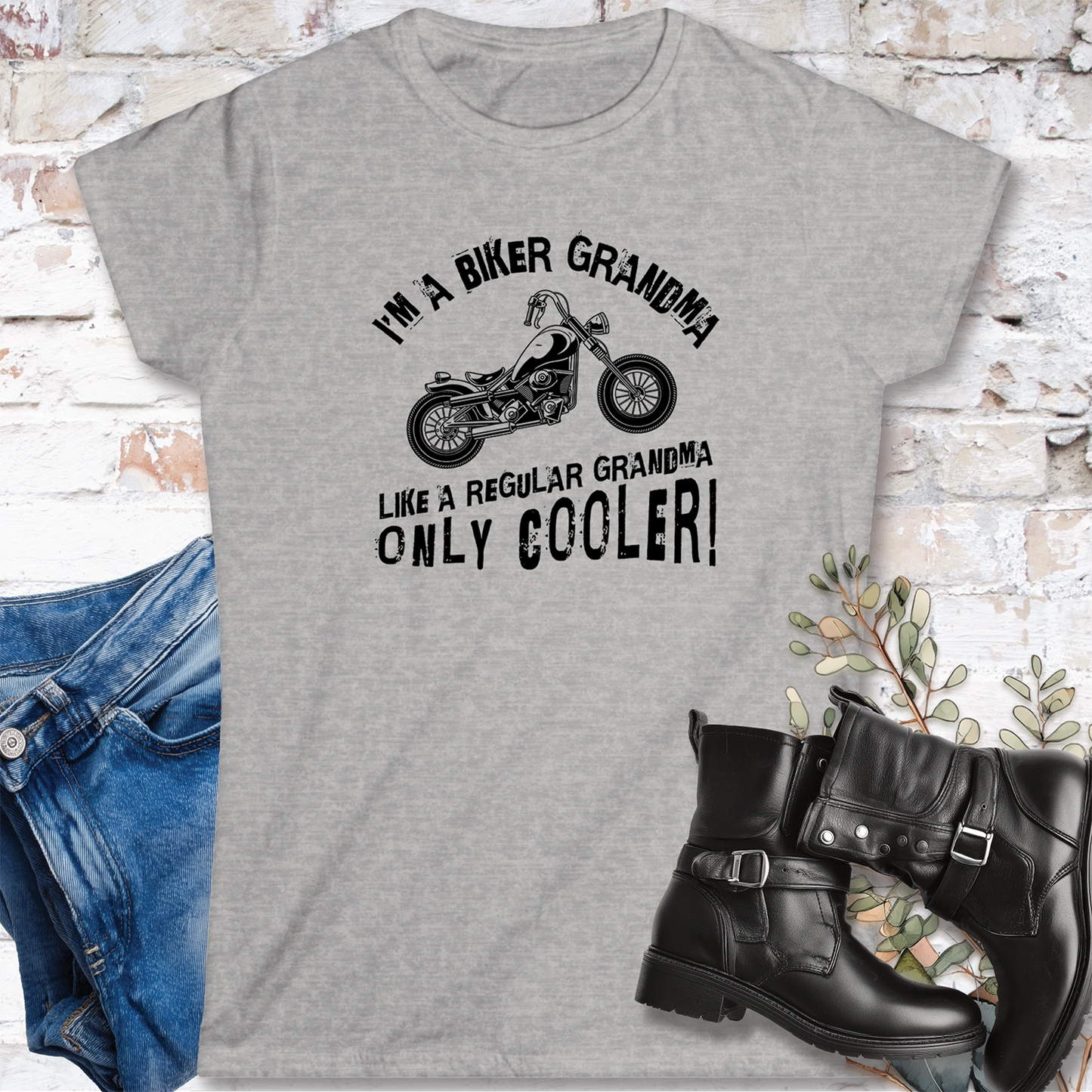 Biker Grandma Women's Softstyle Tee