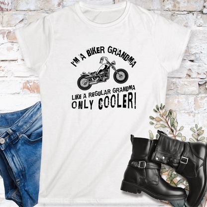 Biker Grandma Women's Softstyle Tee