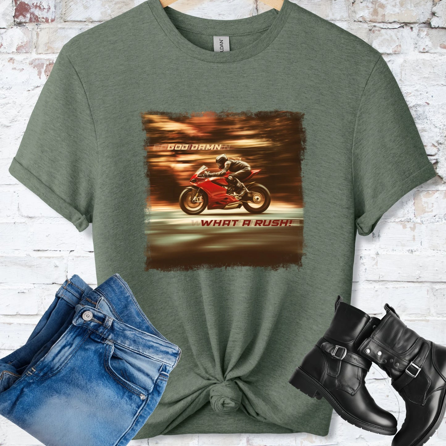 God Damn What a Rush Women #1 unisex T shirt