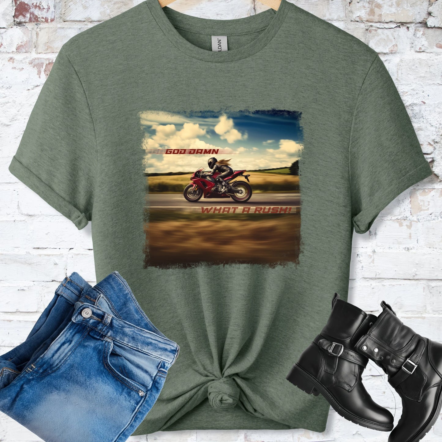 God Damn What a Rush Women #2 unisex T shirt