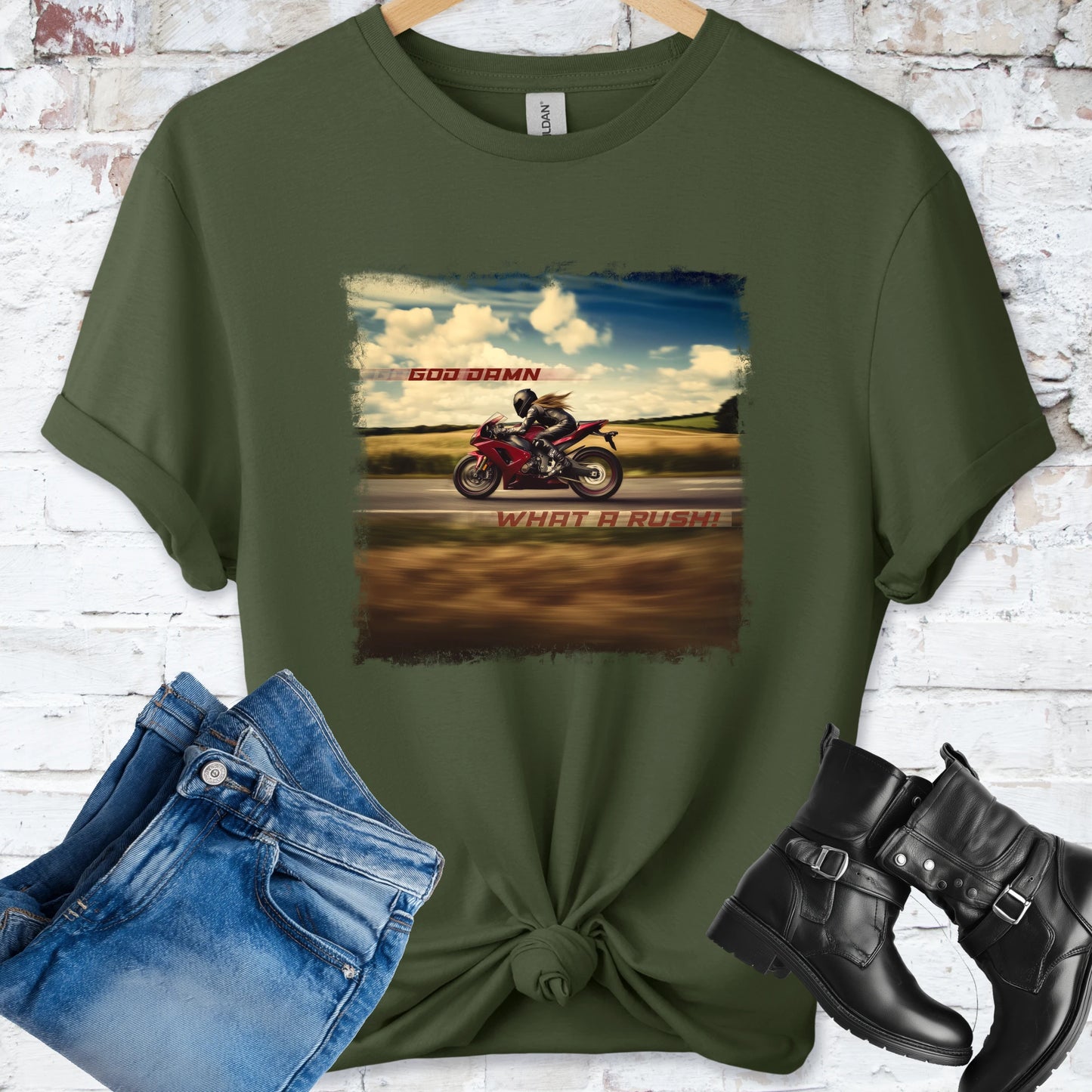 God Damn What a Rush Women #2 unisex T shirt