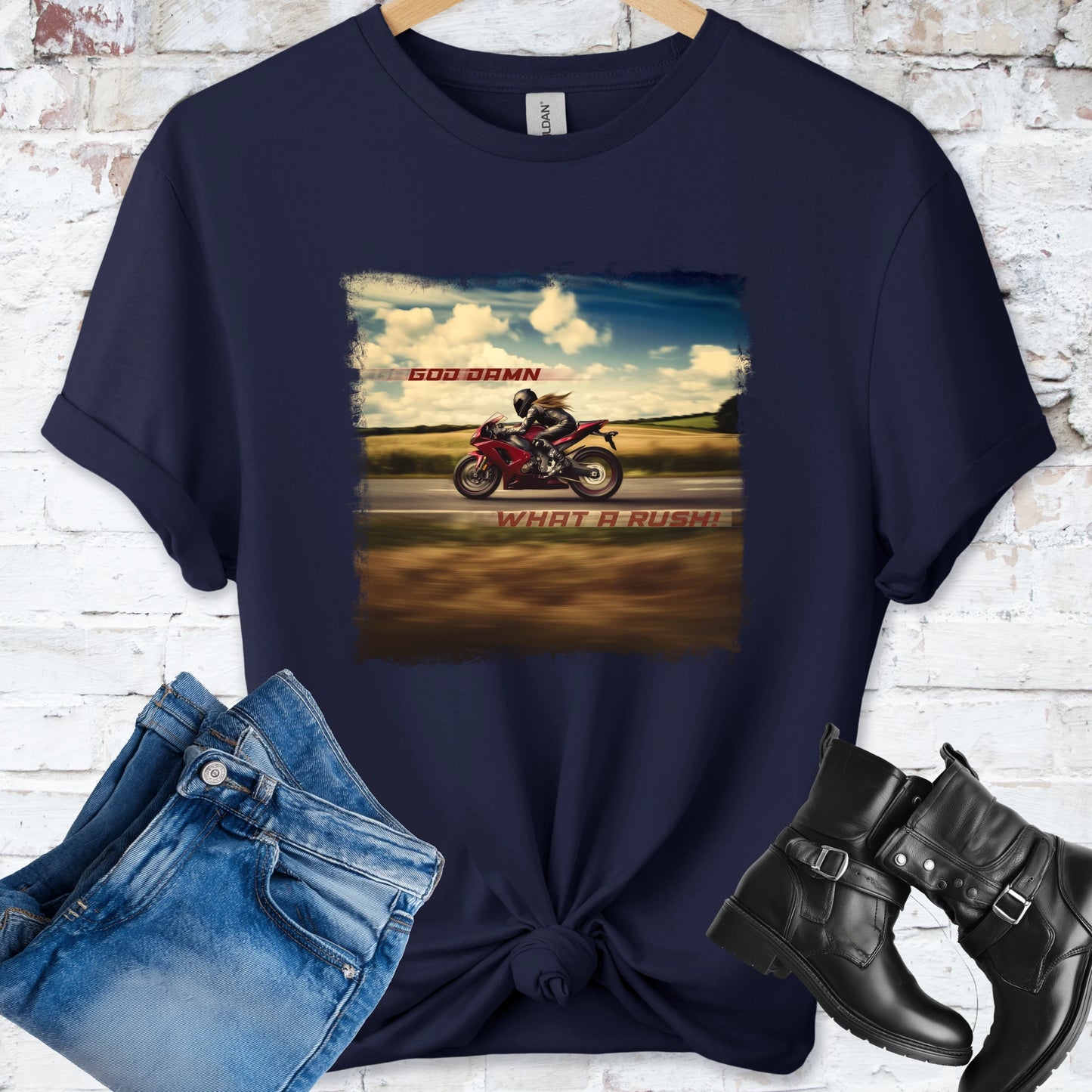 God Damn What a Rush Women #2 unisex T shirt