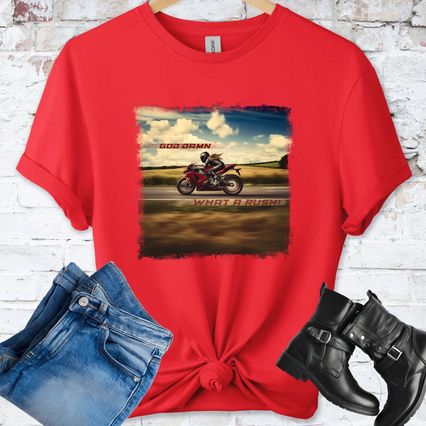 God Damn What a Rush Women #2 unisex T shirt