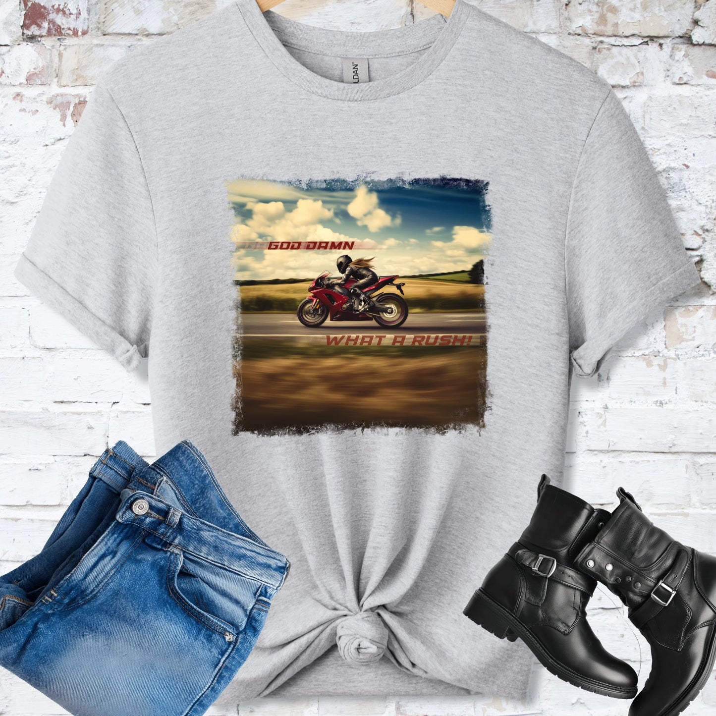 God Damn What a Rush Women #2 unisex T shirt