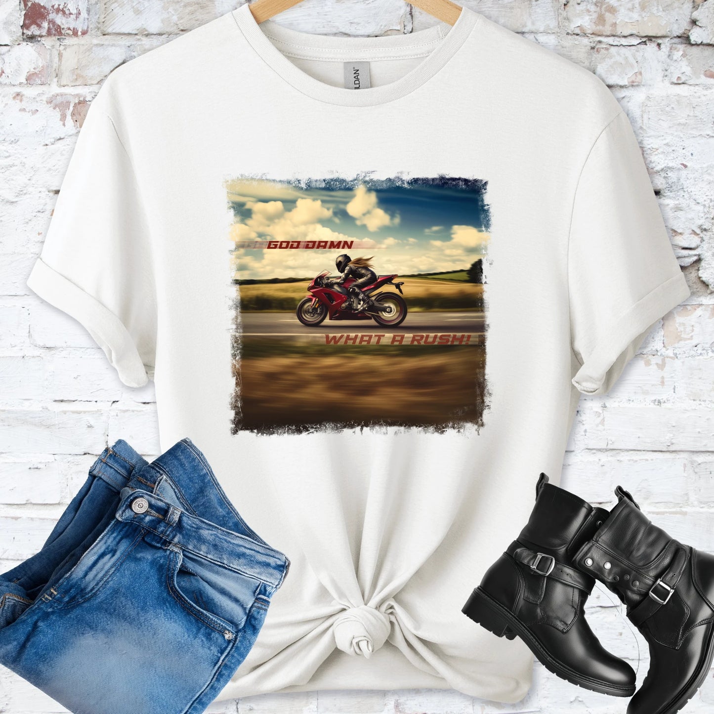 God Damn What a Rush Women #2 unisex T shirt