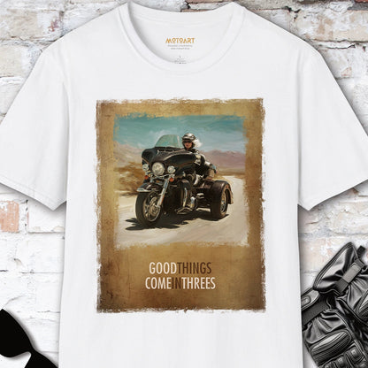 TRI GLIDE - Good things come in threes Unisex T shirt