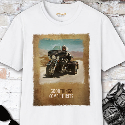 TRI GLIDE - Good things come in threes Unisex T shirt