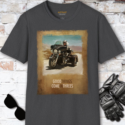 TRI GLIDE - Good things come in threes Unisex T shirt