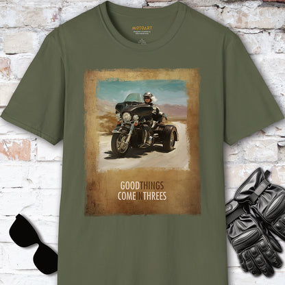 TRI GLIDE - Good things come in threes Unisex T shirt