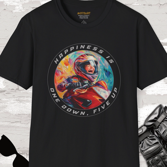 Happiness is one down five up #4 Unisex T shirt
