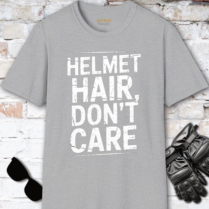 Helmet Hair, Don't Care #4 Women's & Men's T-Shirt