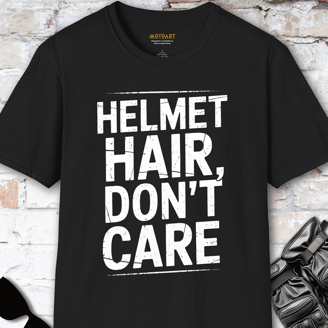 Helmet Hair, Don't Care #4 Women's & Men's T-Shirt