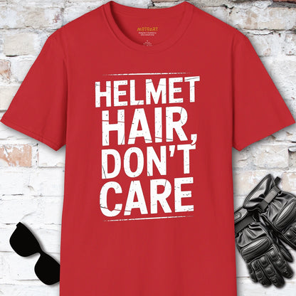 Helmet Hair, Don't Care #4 Women's & Men's T-Shirt