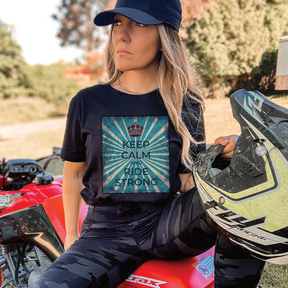 Keep Calm & Ride Strong #1 Unisex T-Shirt