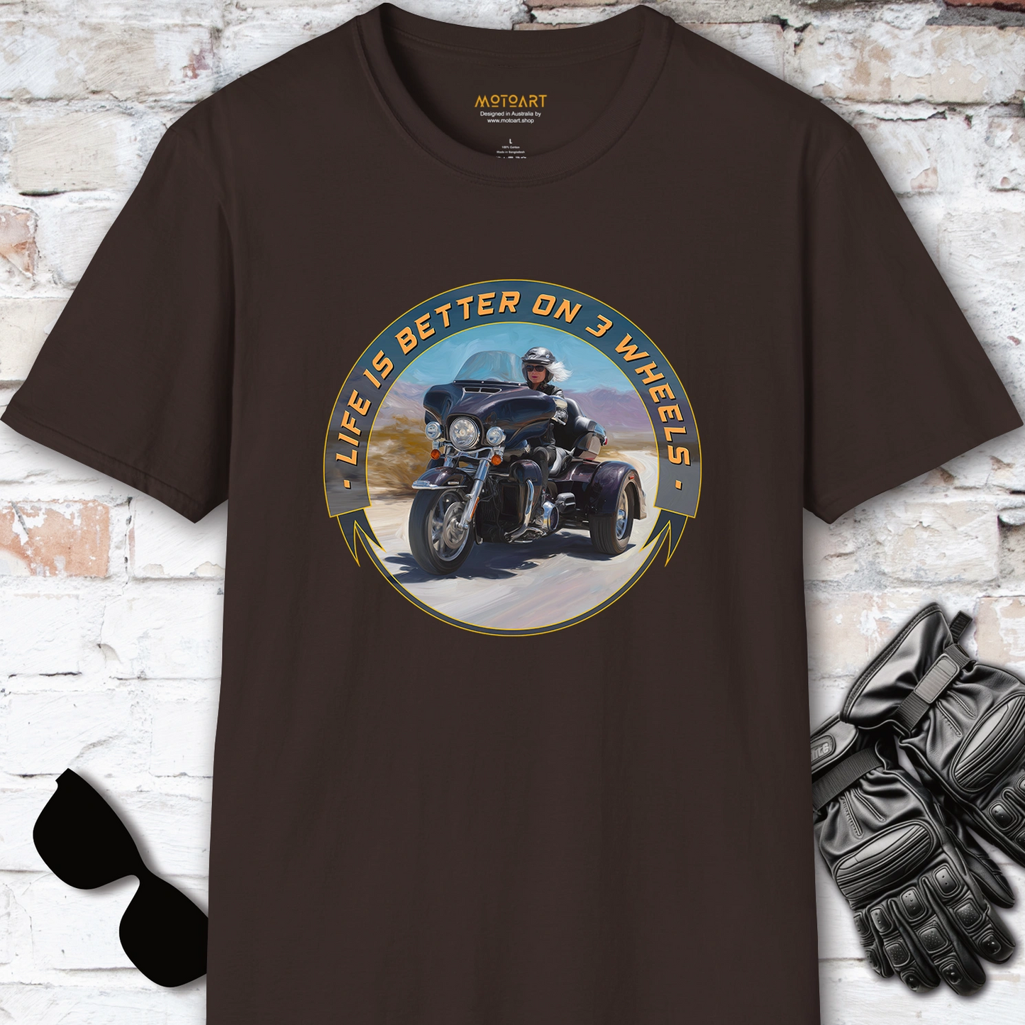 TRI GLIDE - Life is better on 3 wheels, Unisex T shirt