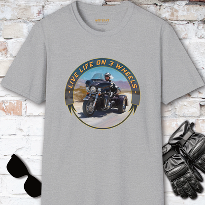 TRI GLIDE - Live life on 3 wheels, Unisex T shirt