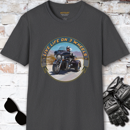TRI GLIDE - Live life on 3 wheels, Unisex T shirt
