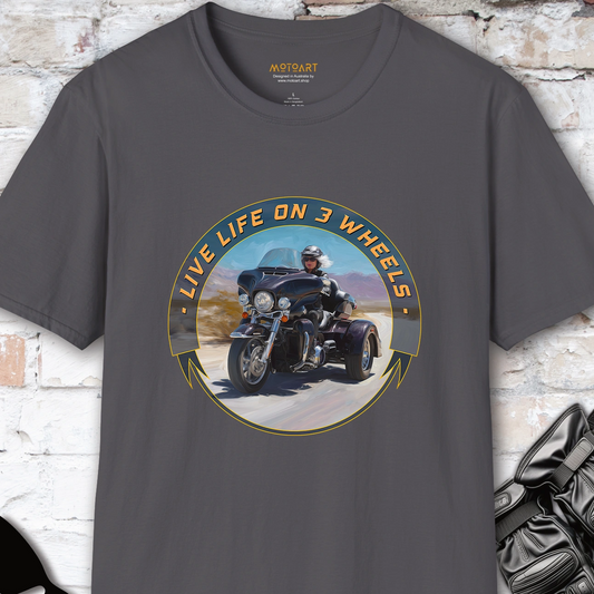 TRI GLIDE - Live life on 3 wheels, Unisex T shirt