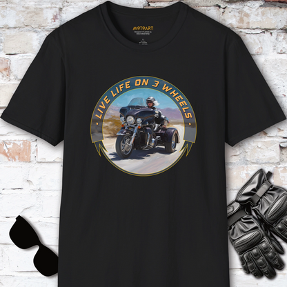 TRI GLIDE - Live life on 3 wheels, Unisex T shirt
