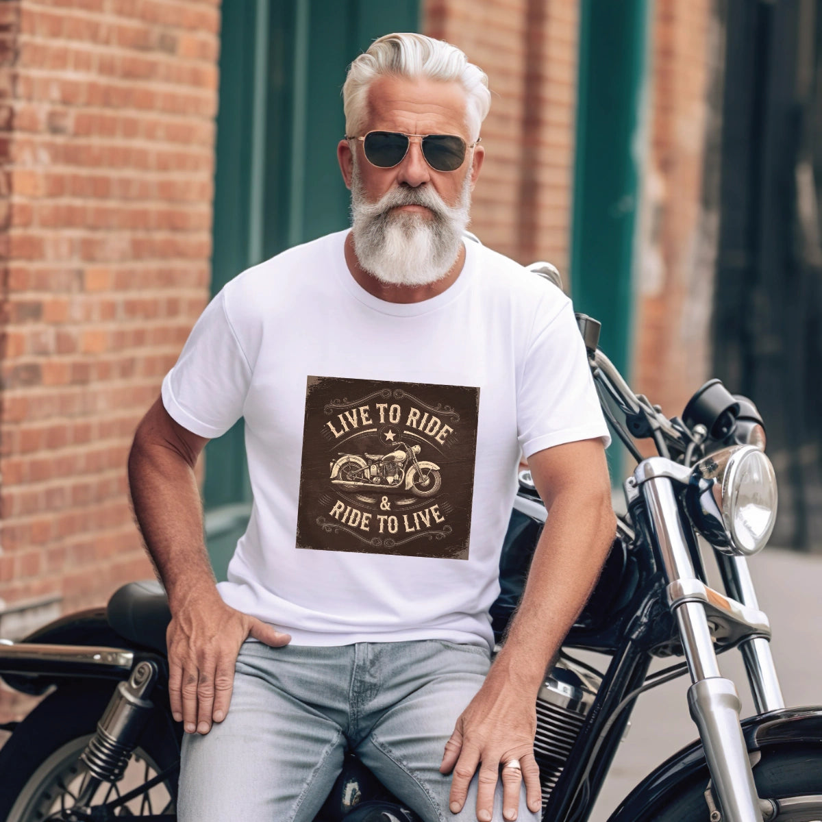 "Live to Ride, Ride to Live" #2 Unisex T shirt