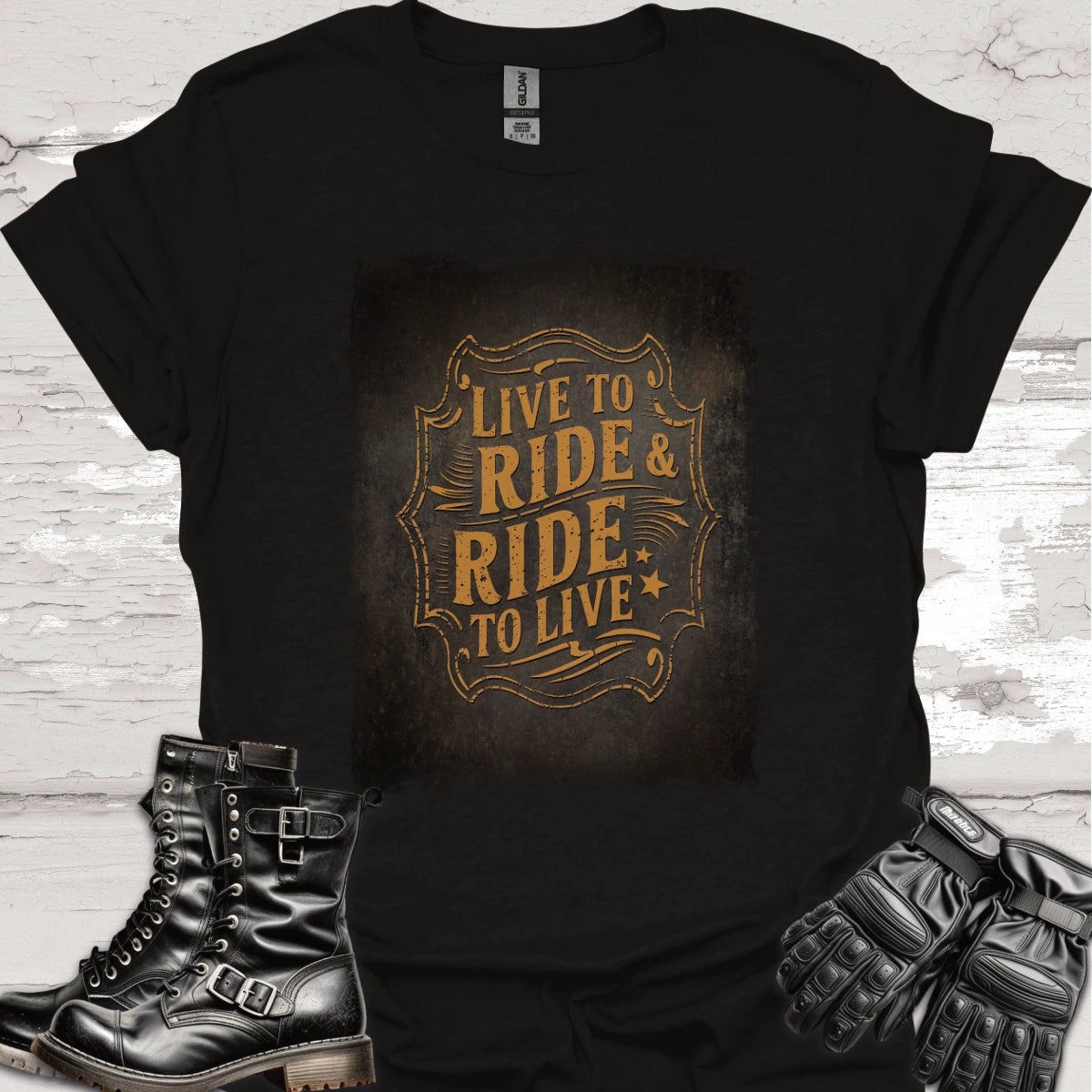 "Live to Ride, Ride to Live" #2 Unisex T shirt