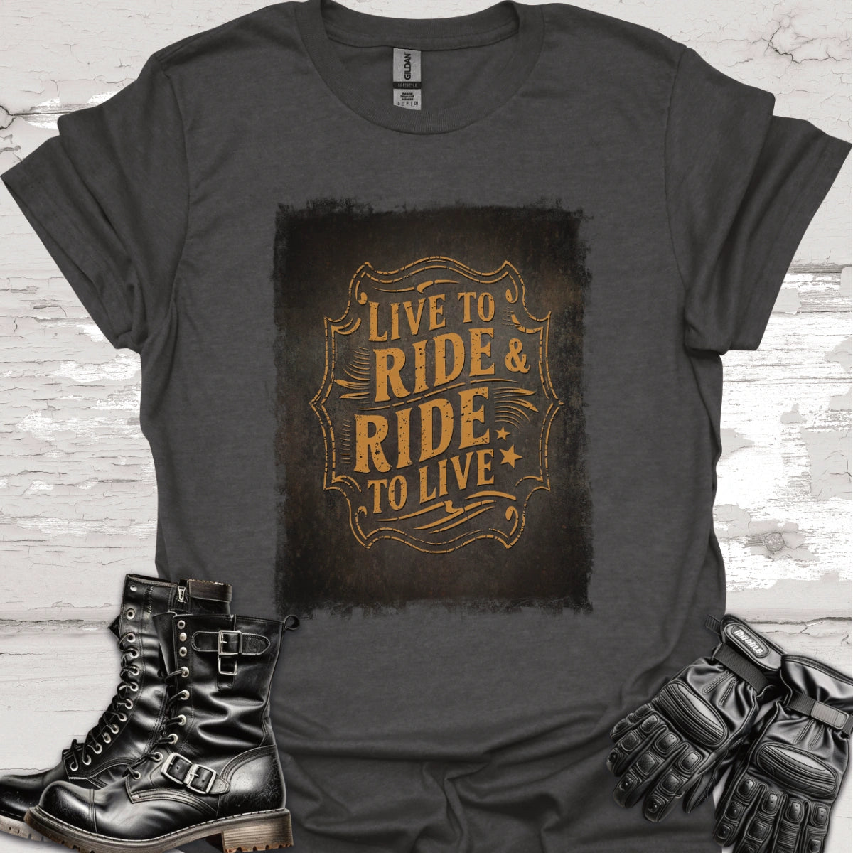 "Live to Ride, Ride to Live" #2 Unisex T shirt