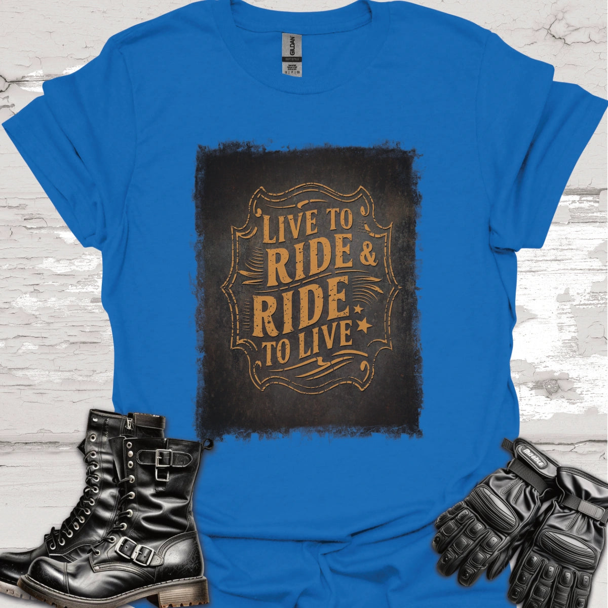 "Live to Ride, Ride to Live" #2 Unisex T shirt