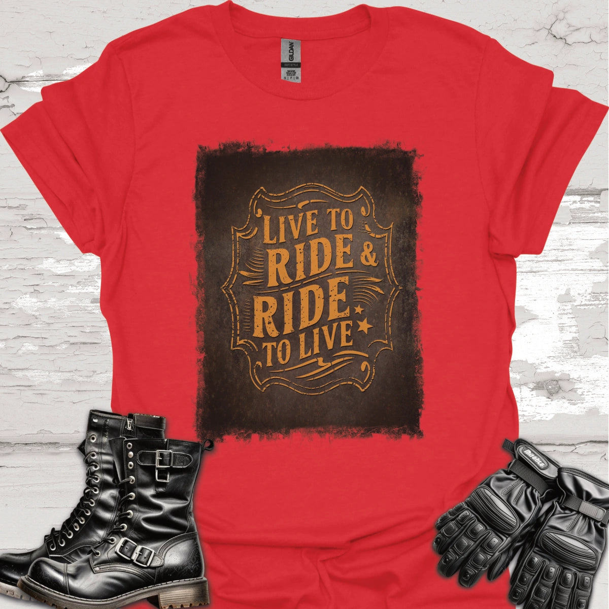 "Live to Ride, Ride to Live" #2 Unisex T shirt