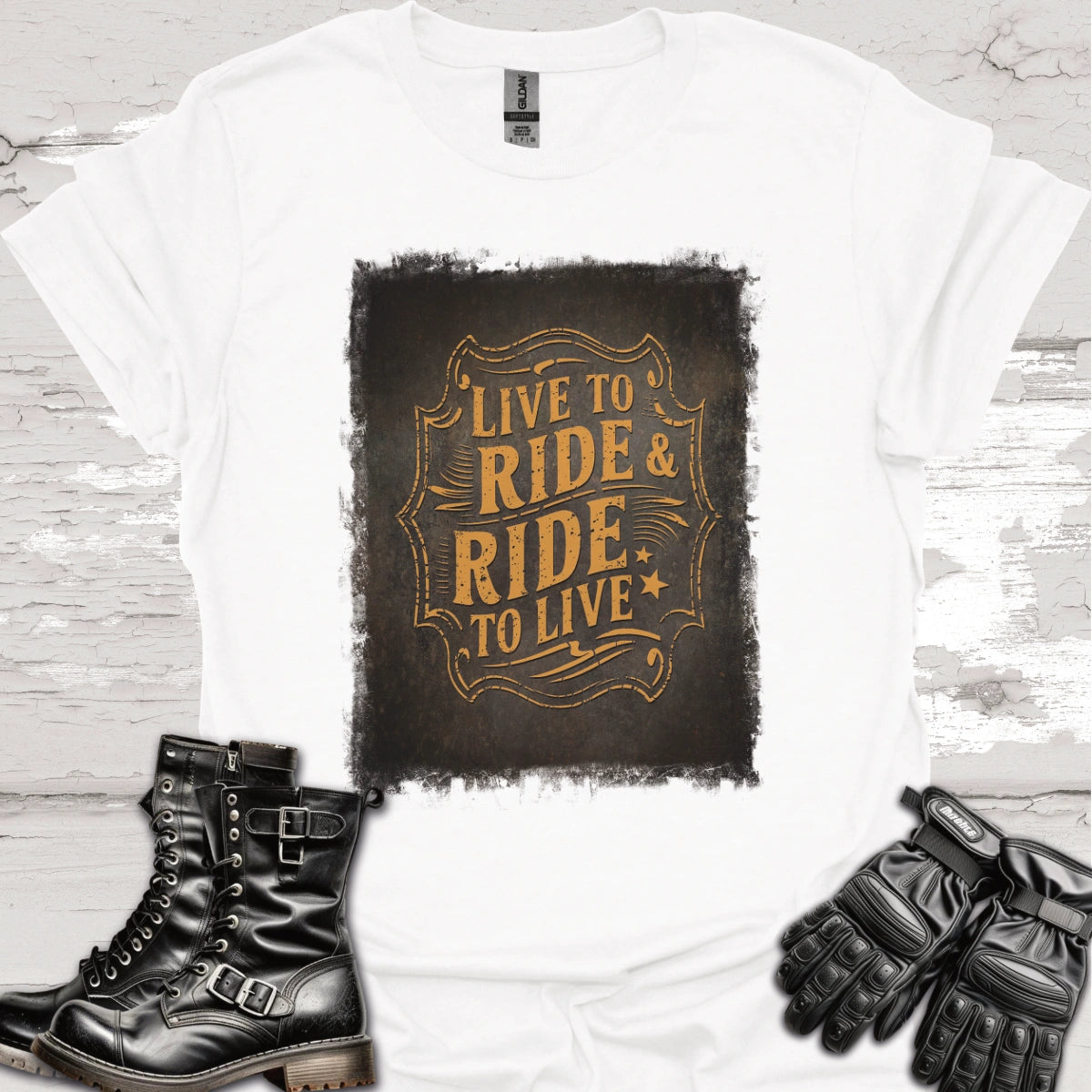 "Live to Ride, Ride to Live" #2 Unisex T shirt